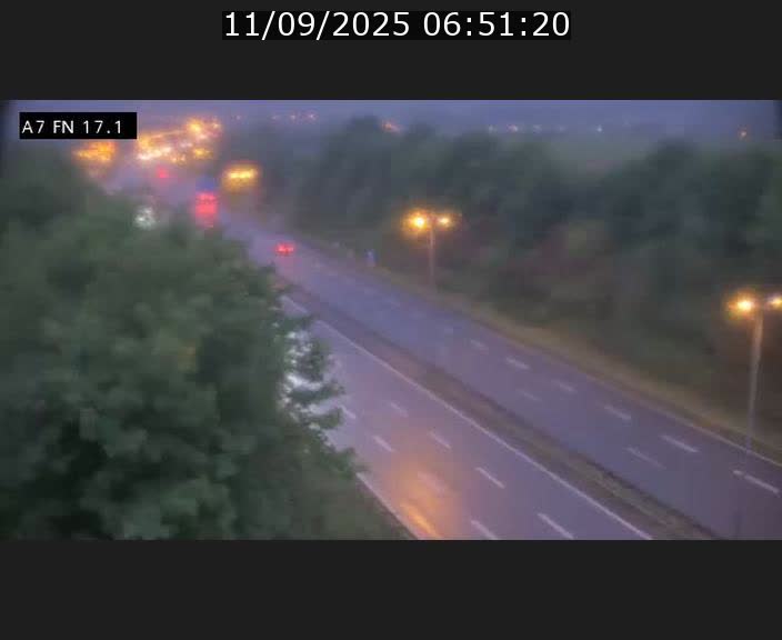 Caméra trafic Luxembourg - A7, Merscherbierg direction Mersch