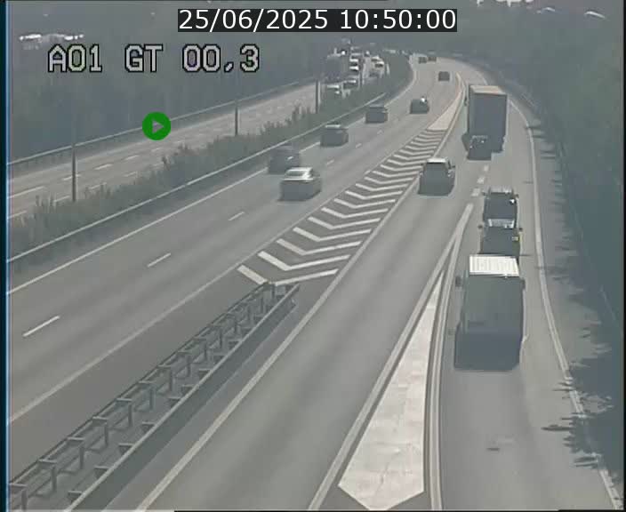 Traffic live webcam Luxembourg Croix de Gasperich - A1 direction Kirchberg - BK 0.3