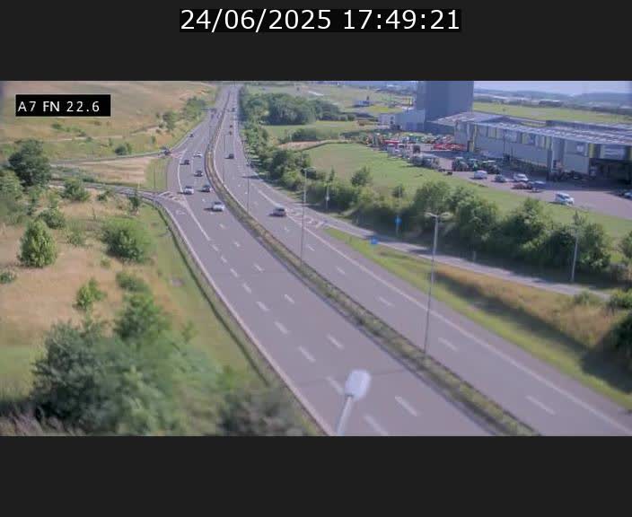 Caméra trafic Luxembourg - A7, Colmar-berg direction Mersch