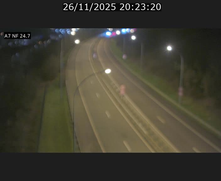 Caméra trafic Luxembourg - A7, Schieren direction Mersch
