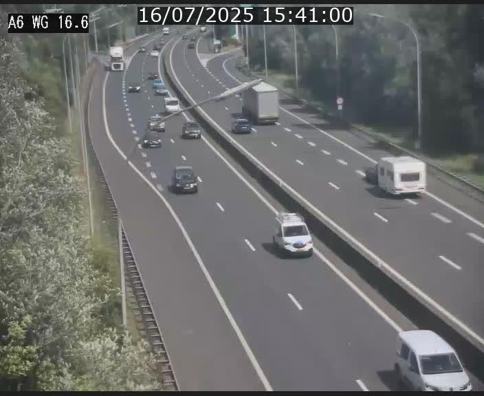 Traffic live webcam Luxembourg Aire de Capellen - A6 - BK 16.6 - direction Luxembourg/France/Allemagne