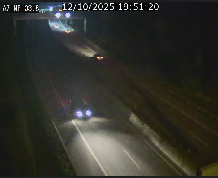 Webcam autoroute A7 au Luxembourg à la sortie du Tunnel Stafelter vers le Nord