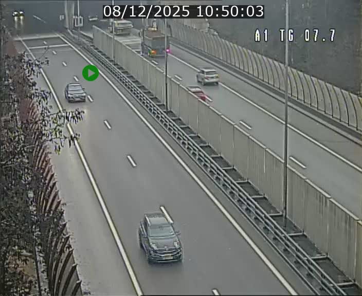 Traffic live webcam Luxembourg Kirchberg - A1 direction Luxembourg-ville - BK 7.7