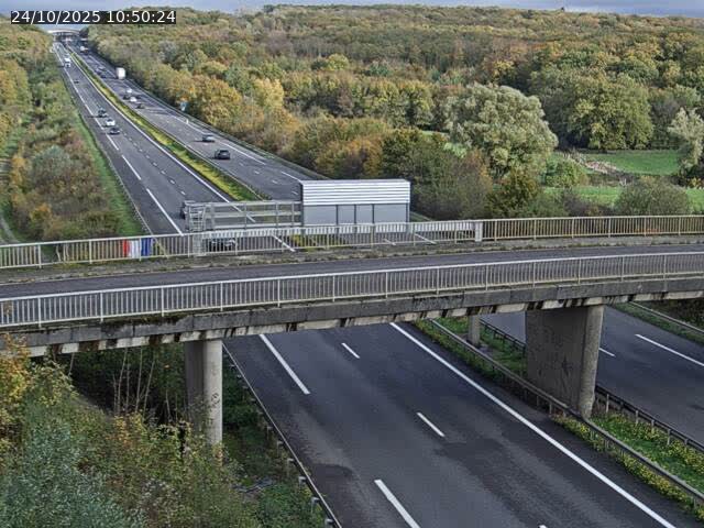 Caméra autoroute France - A31, Zoufftgen direction Luxembourg-ville, à la frontière entre la France et le Luxembourg