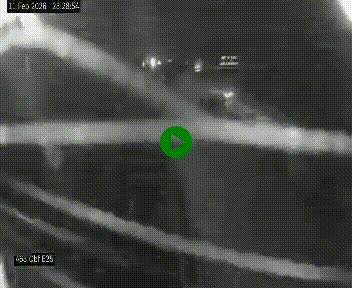 Webcam autoroute A63 en périphérie de Bordeaux au sud-est de la ville, en provenance du bassin d'Arcachon. Vue orientée vers Bordeaux