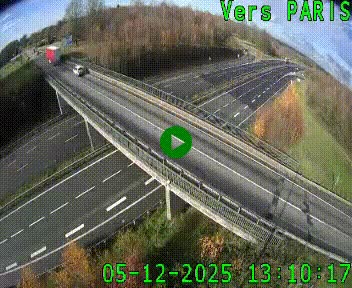 Clone of Caméra routière sur l'autoroute A20 au nord de Limoges, à la jonction avec la N520. Vue orientée vers Paris
