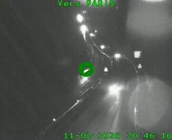 Caméra routière sur l'autoroute A20 à Bessines-sur-Gartempe. Vue orientée vers Paris