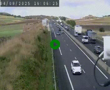 Caméra autoroute A75 à hauteur de Le Crest, en direction de Montpellier