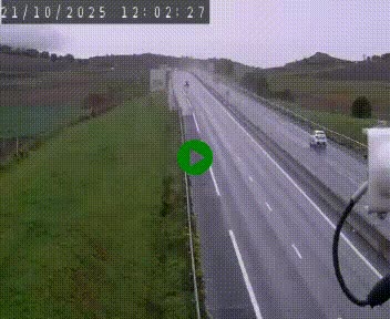 Caméra autoroute A75 à hauteur de Le Crest, en direction de Montpellier