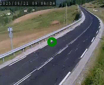 Webcam routière au niveau du col de la Chavade en Ardèche, sur la N102 à 1266 mètres d'altitude