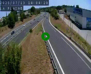 Caméra routière France - N109, Juvignac - La plaine, en direction de Clermont l'Hérault, à la sortie de Montpellier