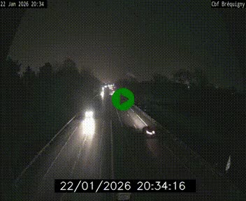 Webcam sur le périphérique de Rennes (N136) à hauteur du quartier Bréquigny, au sud de la ville