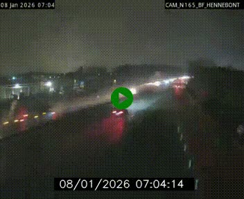 Webcam sur la N165 à hauteur de Hennebont, au nord de Lorient