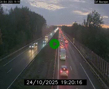 Webcam sur le périphérique de Rennes (N136) à hauteur de Maurepas, au nord de la ville