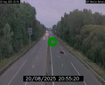 Webcam sur le périphérique de Nantes (N844) entre la Porte de Saint-Luce et la Porte d'Anjou, à l'est de la ville