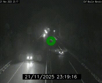 Webcam sur le périphérique de Nantes (N844) entre la Porte de Saint-Luce et la Porte d'Anjou, à l'est de la ville