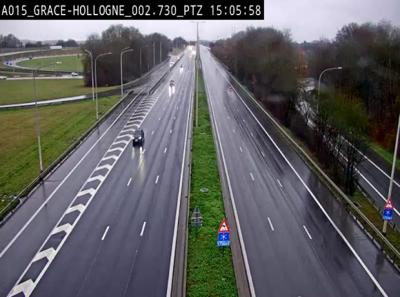 Caméra trafic Belgique - Grâce-Hollogne - E42, jonction avec A604, direction Loncin/Aéroport de Liège -  BK 3.2