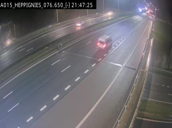 Webcam autoroute Belgique - Heppignies - E42 direction Namur - BK 76.4