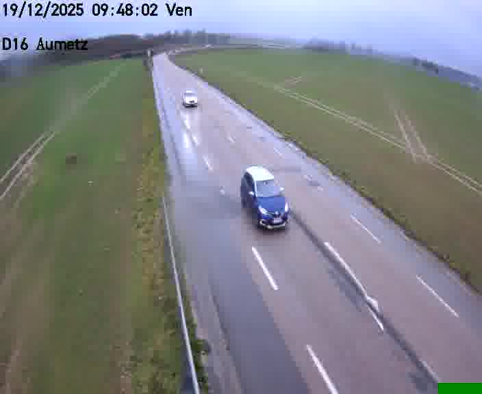 Webcam sur la D16 à Aumetz. Vue orientée vers A30
