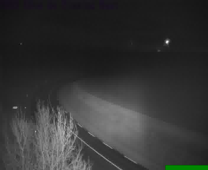 Webcam sur la D603 située en haut de la Côte de Zimming. Vue orientée vers Saint-Avold.