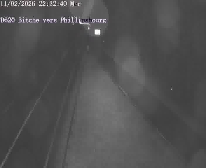 Webcam sur la D620, sur le contournement de Bitche. Vue orientée vers Philippsbourg