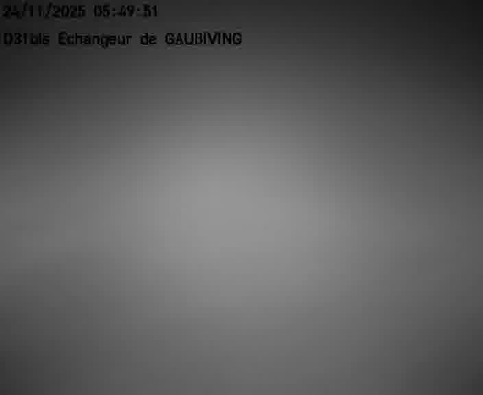 Dispositif d’observation sur D31bis (France) à Gaubiving, en direction de Sarreguemines, offrant une visualisation fiable des conditions de circulation.