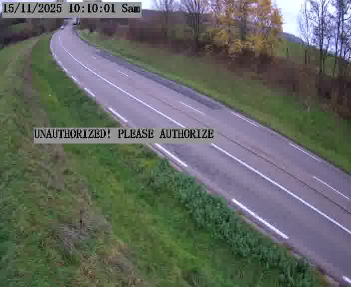 Webcam installée le long de D955 (France) à Amelécourt, pointée vers Metz, utile pour suivre précisément les conditions de trafic.