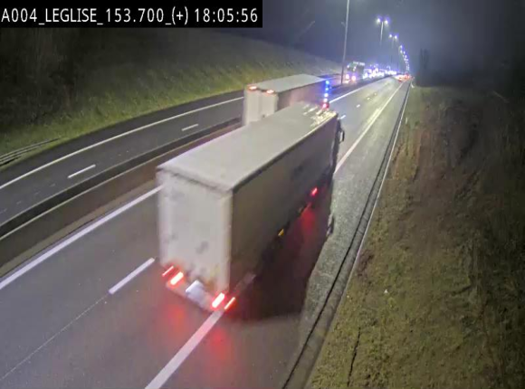 Webcam autoroute E411 à hauteur de Léglise, en direction de Luxembourg