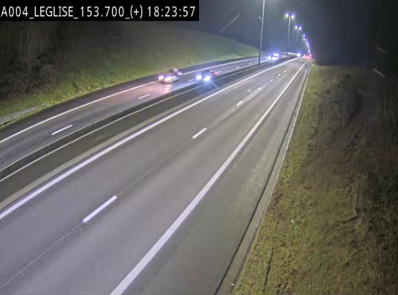 Webcam autoroute E411 à hauteur de Léglise, en direction de Luxembourg