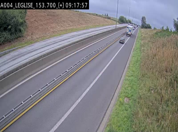 Webcam autoroute E411 à hauteur de Léglise, en direction de Luxembourg