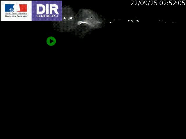 Webcam sur le contournement de Valence, sur la Nationale 7, caméra orientée vers Lyon