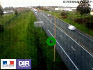 Webcam à Mably, à proximité de Roanne en direction de Moulins sur la N7