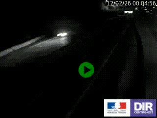 Caméra autoroutière sur l'A47 à hauteur de Givors, a proximité de Lyon. La webcam est orientée vers Lyon