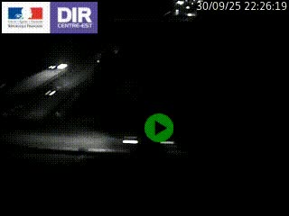 Webcam traffic à Grenoble-sud sur l'autoroute A480. Vue orientée vers l'entrée et la sortie de Grenoble