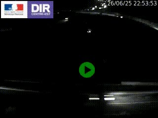Webcam traffic à Grenoble-sud sur l'autoroute A480. Vue orientée vers l'entrée et la sortie de Grenoble