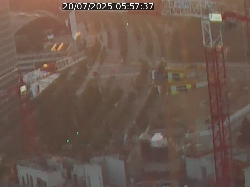 Webcam sur l'avenue John Fitzgerald Kennedy (N51) avec vue orientée vers le Findel