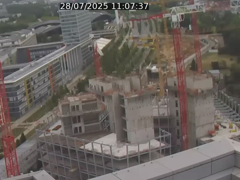 Webcam sur l'avenue John Fitzgerald Kennedy (N51) avec vue orientée vers le Findel