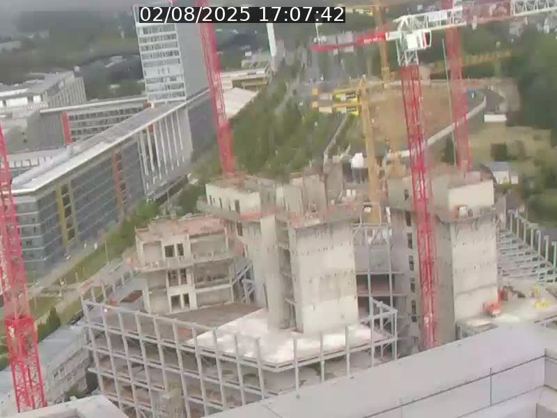 Webcam sur l'avenue John Fitzgerald Kennedy (N51) avec vue orientée vers le Findel