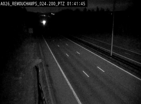 Webcam E25/A26 à Aywalle, à hauteur de Spa. Vue orientée vers Liège