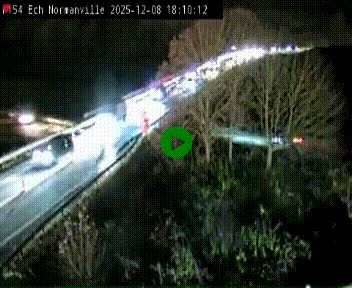 Webcam à hauteur du Leclerc Normanville sur la N154. Vue orientée vers Rouen