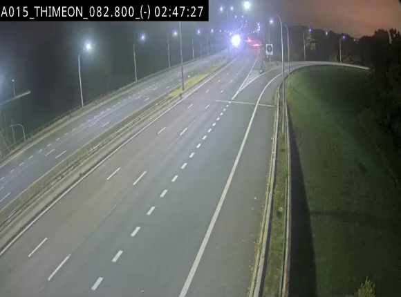Caméra trafic Belgique - Thiméon - E42, jonction avec A54 (E420) direction La Louvière/Charleroi - BK 82.82