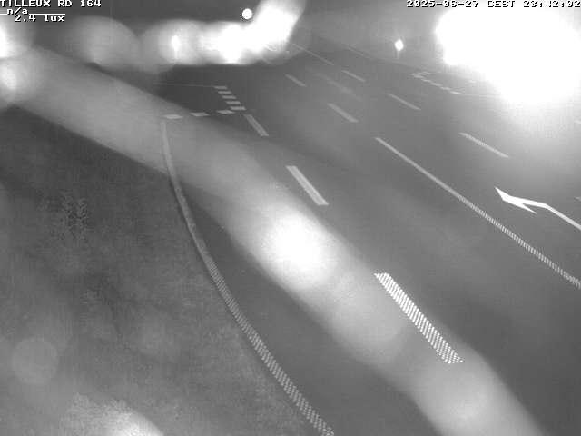 Webcam sur la RD164 à Tilleux. Vue orientée vers Neufchâteau