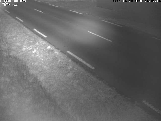 Webcam à Liffol-le-Grand dans le département des Vosges sur la D674 en direction de la Haute-Marne