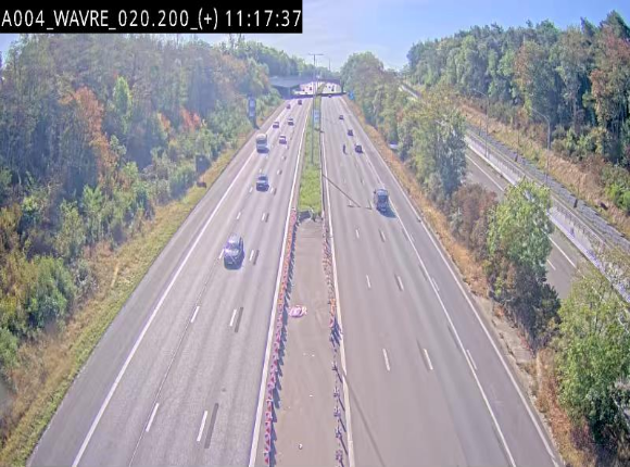 Webcam @ Wavre-sud KP 19.6, A4/E411
