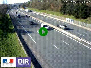 Webcam routière à Saint-Etienne-Terrenoire sur la RN88 avant la jonction entre l'A72 et le Boulevard Périphérique de Saint-Etienne