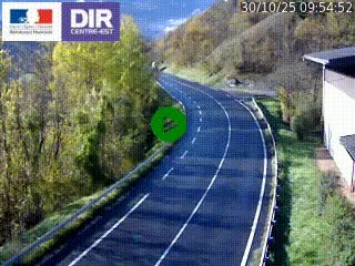 Caméra trafic sur la N90 à Bourg-Saint-Maurice, en provenance d'Aoste et en direction d'Albertville