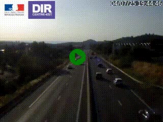 Caméra autoroute à Saint-Etienne (Les Littes) à hauteur du Ikea Saint-Etienne sur l'A72 en direction de Roanne