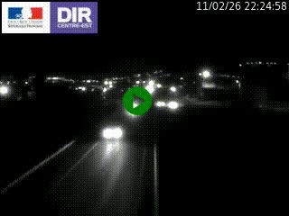 Caméra autoroute à Saint-Etienne (Les Littes) à hauteur du Ikea Saint-Etienne sur l'A72 en direction de Roanne