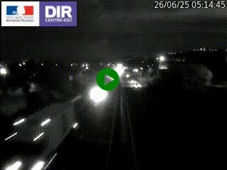 Caméra autoroute à Saint-Etienne (Les Littes) à hauteur du Ikea Saint-Etienne sur l'A72 en direction de Roanne