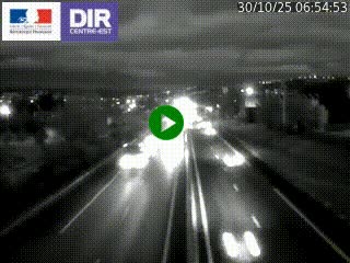 Caméra autoroute à Saint-Etienne (Les Littes) à hauteur du Ikea Saint-Etienne sur l'A72 en direction de Roanne